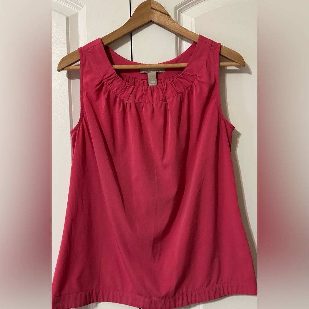 Elegant Pink Sleeveless Top